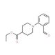 Ethyl 1-(2-formylphenyl)piperidine-4-carboxylate (CAS 259683-56-2) - chemical structure image