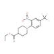 Ethyl 1-[2-Nitro-4-(trifluoromethyl)phenyl]-piperidine-4-carboxylate - chemical structure image