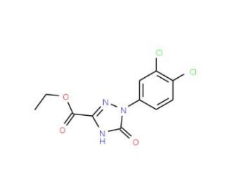 Ethyl 1-(3,4-dichlorophenyl)-2,5-dihydro-5-oxo-1H-1,2,4-triazole-3-carboxylate - chemical structure image