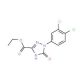 Ethyl 1-(3,4-dichlorophenyl)-2,5-dihydro-5-oxo-1H-1,2,4-triazole-3-carboxylate - chemical structure image
