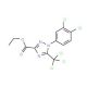 Ethyl 1-(3,4-dichlorophenyl)-5-(trichloromethyl)-1H-1,2,4-triazole-3-carboxylate - chemical structure image
