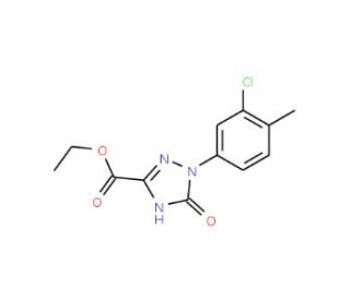 Ethyl 1-(3-chloro-4-methylphenyl)-2,5-dihydro-5-oxo-1H-1,2,4-triazole-3-carboxylate - chemical structure image