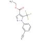 ethyl 1-(3-cyanophenyl)-5-(trifluoromethyl)-1H-pyrazole-4-carboxylate - chemical structure image