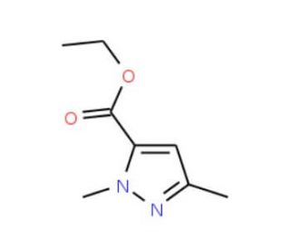 Ethyl 1,3-Dimethyl-1H-pyrazole-5-carboxylate (CAS 5744-40-1) - chemical structure image