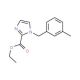 Ethyl 1-(3-methylbenzyl)-1H-imidazole-2-carboxylate - chemical structure image