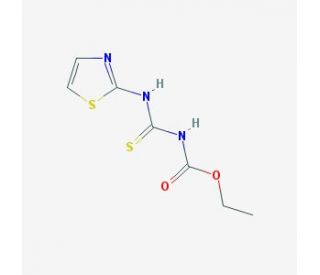 Ethyl (1,3-thiazol-2-ylamino)carbonothioylcarbamate - chemical structure image