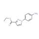 ethyl 1-(4-aminophenyl)-1H-pyrazole-3-carboxylate - chemical structure image