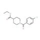 Ethyl 1-(4-chlorobenzoyl)-4-piperidine carboxylate - chemical structure image