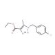 Ethyl 1-(4-chlorobenzyl)-5-methyl-1H-1,2,3-triazole-4-carboxylate - chemical structure image