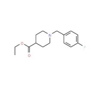 Ethyl 1-(4-Fluoro-benzyl)-piperidine-4-carboxylate (CAS 193538-24-8) - chemical structure image