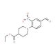 Ethyl 1-(4-formyl-2-nitrophenyl)-4-piperidine carboxylate (CAS 885949-64-4) - chemical structure image