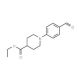 Ethyl 1-(4-formylphenyl)-4-piperidinecarboxylate (CAS 85345-11-5) - chemical structure image