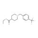 Ethyl 1-(4-Trifluoromethyl-benzyl)-piperidine-4-carboxylate - chemical structure image