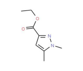 Ethyl 1,5-dimethyl-1H-pyrazole-3-carboxylate (CAS 5744-51-4) - chemical structure image