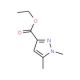 Ethyl 1,5-dimethyl-1H-pyrazole-3-carboxylate (CAS 5744-51-4) - chemical structure image