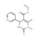 Ethyl 1,6-dimethyl-2-oxo-4-(3-pyridinyl)-1,2,3,4-tetrahydro-5-pyrimidine carboxylate - chemical structure image