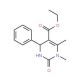 Ethyl 1,6-dimethyl-2-oxo-4-phenyl-1,2,3,4-tetrahydro-5-pyrimidine carboxylate - chemical structure image