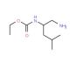 ethyl 1-(aminomethyl)-3-methylbutylcarbamate - chemical structure image