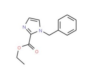 ethyl 1-benzyl-1H-imidazole-2-carboxylate (CAS 865998-45-4) - chemical structure image