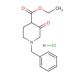 Ethyl 1-benzyl-3-oxo-4-piperidinecarboxylate hydrochloride (CAS 52763-21-0) - chemical structure image