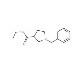 Ethyl 1-benzyl-pyrrolidine-3-carboxylate (CAS 5747-92-2) - chemical structure image
