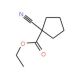 Ethyl 1-cyanocyclopentanecarboxylate - chemical structure image