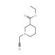 Ethyl 1-(cyanomethyl)piperidine-3-carboxylate (CAS 946702-02-9) - chemical structure image