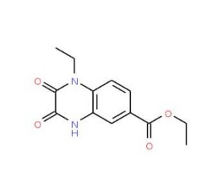 ethyl 1-ethyl-2,3-dioxo-1,2,3,4-tetrahydroquinoxaline-6-carboxylate - chemical structure image