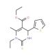 ethyl 1-ethyl-2-mercapto-6-methyl-4-thien-2-yl-1,4-dihydropyrimidine-5-carboxylate 的分子结构 ethyl 1-ethyl-2-mercapto-6-methyl-4-thien-2-yl-1,4-dihydropyrimidine-5-carboxylate - chemical structure image