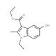 ethyl 1-ethyl-5-hydroxy-2-methyl-1H-indole-3-carboxylate (CAS 49742-74-7) - chemical structure image