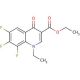 Ethyl 1-ethyl-6,7,8-trifluoro-4-oxo-1,4-dihydroquinoline-3-carboxylate (CAS 100501-62-0) - chemical structure image