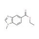 Ethyl 1-methyl-1H-benzimidazole-5-carboxylate (CAS 53484-19-8) - chemical structure image