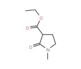 Ethyl 1-methyl-2-oxopyrrolidine-3-carboxylate (CAS 30932-85-5) - chemical structure image