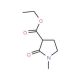 Ethyl 1-methyl-2-oxopyrrolidine-3-carboxylate (CAS 30932-85-5) - chemical structure image