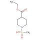 Ethyl 1-(methylsulfonyl)-4-piperidine carboxylate (CAS 217487-18-8) - chemical structure image