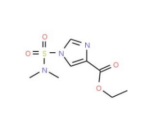 Ethyl 1-(N,N-dimethylsulfamoyl)-1H-imidazole-4-carboxylate (CAS 132253-58-8) - chemical structure image