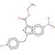 ethyl 1-(p-chlorobenzyl)-5-nitroindazolyl-3-carboxylate - chemical structure image