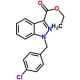 ethyl 1-(p-chlorobenzyl)-indazolyl-3-carboxylate (CAS 50264-90-9) - chemical structure image