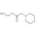 Ethyl 1-piperidineacetate (CAS 23853-10-3) - chemical structure image