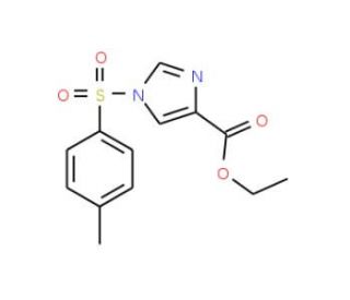 Ethyl 1-tosyl-1H-imidazole-4-carboxylate (CAS 1133116-23-0) - chemical structure image