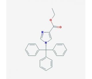 Ethyl 1-trityl-1H-imidazole-4-carboxylate (CAS 53525-60-3) - chemical structure image