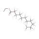 Ethyl 11H-perfluoroundecanoate 的分子结构, CAS编号: 1649-56-5 Ethyl 11H-perfluoroundecanoate (CAS 1649-56-5) - chemical structure image