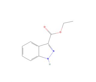 Ethyl 1H-indazole-3-carboxylate (CAS 4498-68-4) - chemical structure image