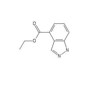 Ethyl 1H-indazole-4-carboxylate (CAS 885279-45-8) - chemical structure image