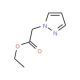 Ethyl (1H-pyrazol-1-yl)acetate (CAS 10199-61-8) - chemical structure image