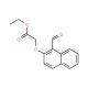 Ethyl 2-[(1-formyl-2-naphthyl)oxy]acetate (CAS 76322-09-3) - chemical structure image