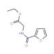 Ethyl 2-[(2-furylcarbonyl)amino]acetate (CAS 66318-15-8) - chemical structure image