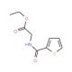Ethyl 2-[(2-thienylcarbonyl)amino]acetate (CAS 39978-25-1) - chemical structure image