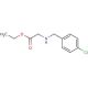 ethyl 2-{[(4-chlorophenyl)methyl]amino}acetate - chemical structure image
