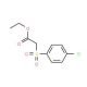 Ethyl 2-[(4-chlorophenyl)sulphonyl]acetate (CAS 3636-65-5) - chemical structure image